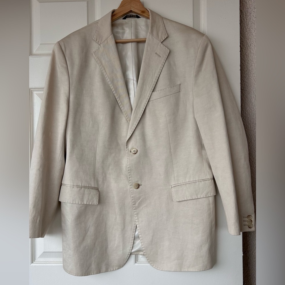 Banana Republic Men’s Linen Blend Sport Coat Size 44R
